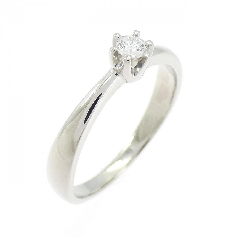 Nhẫn kim cương Solitaire PT900 0.10CT - Hàng hiệu Authentic 850547