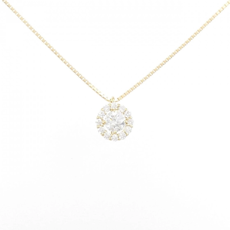 Dây chuyền kim cương K18YG 0.233CT F SI2 VG - Hàng hiệu Chính hãng 874516