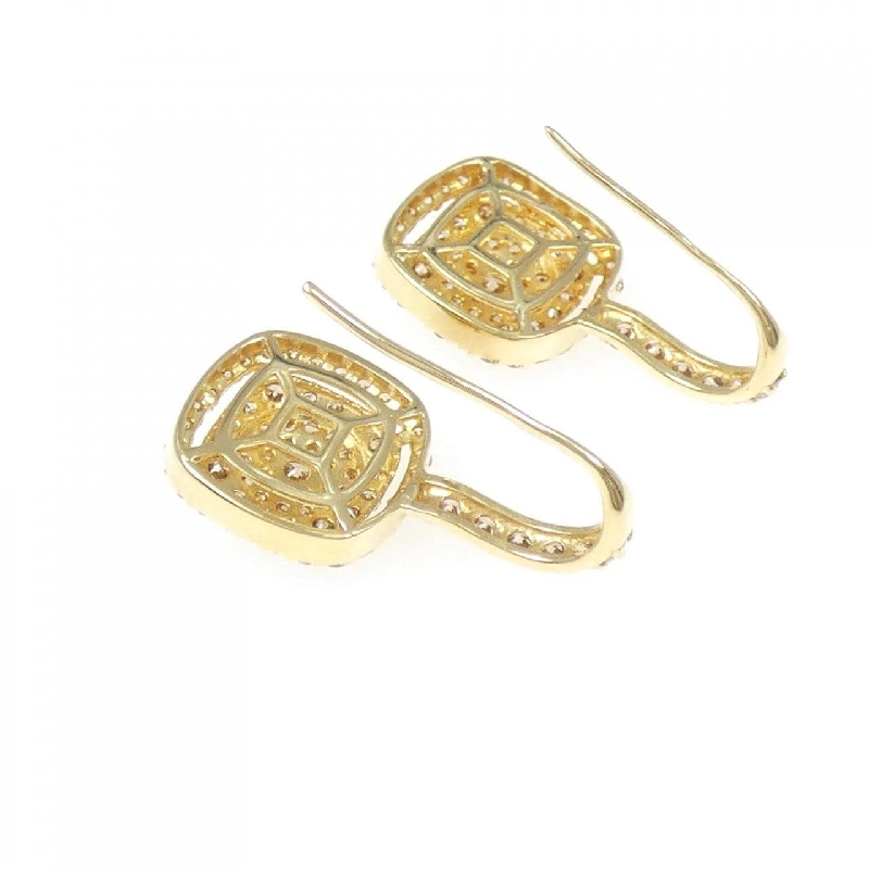 K18YG Bông tai kim cương 0.80CT - Hàng hiệu Chính hãng 864392