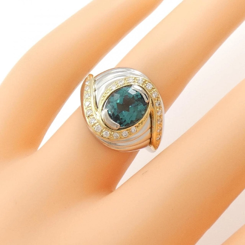 Nhẫn Tourmaline PT900/K18YG 1.66CT - Hàng hiệu Chính hãng 856301