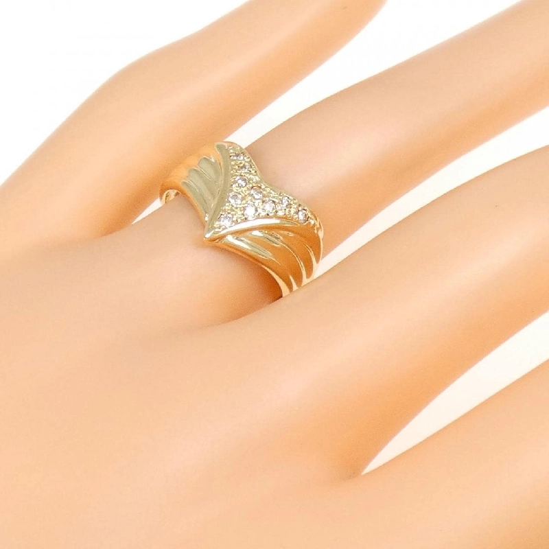 Nhẫn kim cương K18YG 0.12CT - Hàng hiệu Chính hãng 855345