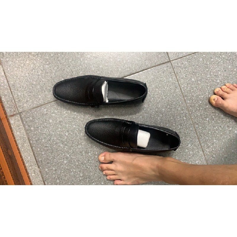 Giày lười da nhẵn size 42. 13199