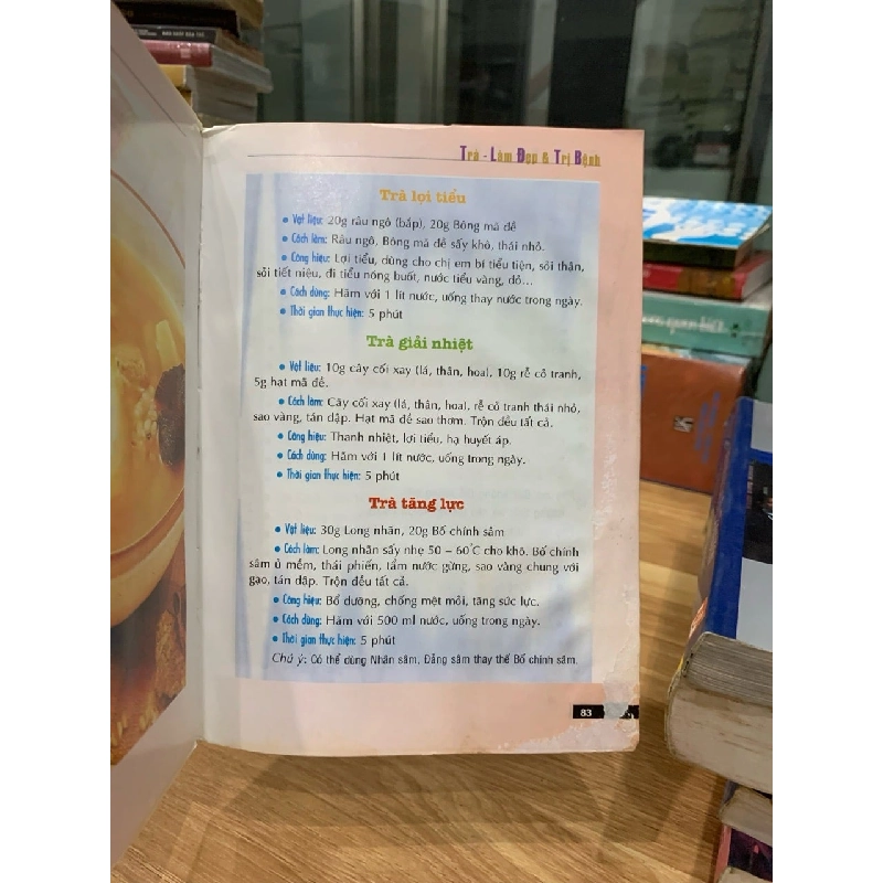 Trà làm đẹp và trị bệnh -Vân Vũ 751057