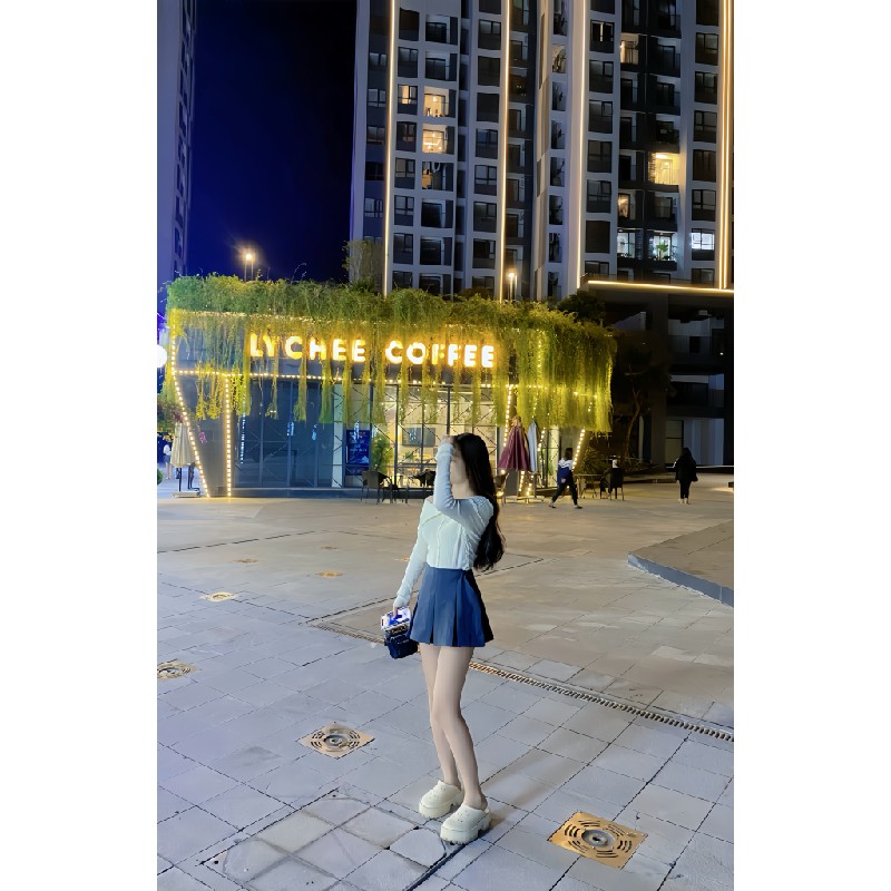 Áo len dệt kim trễ vai 25975
