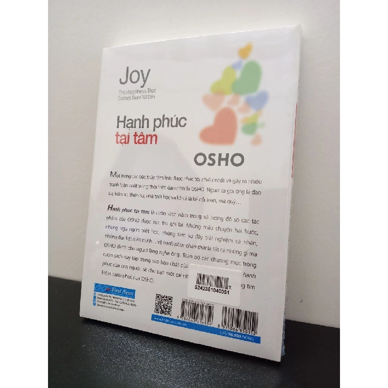 OSHO - Hạnh Phúc Tại Tâm (Tái Bản) New 100% ASB2702 910898