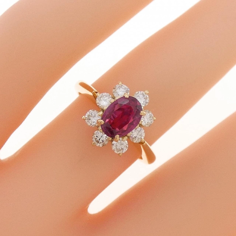 Nhẫn ruby K18PG 0.70CT 670040