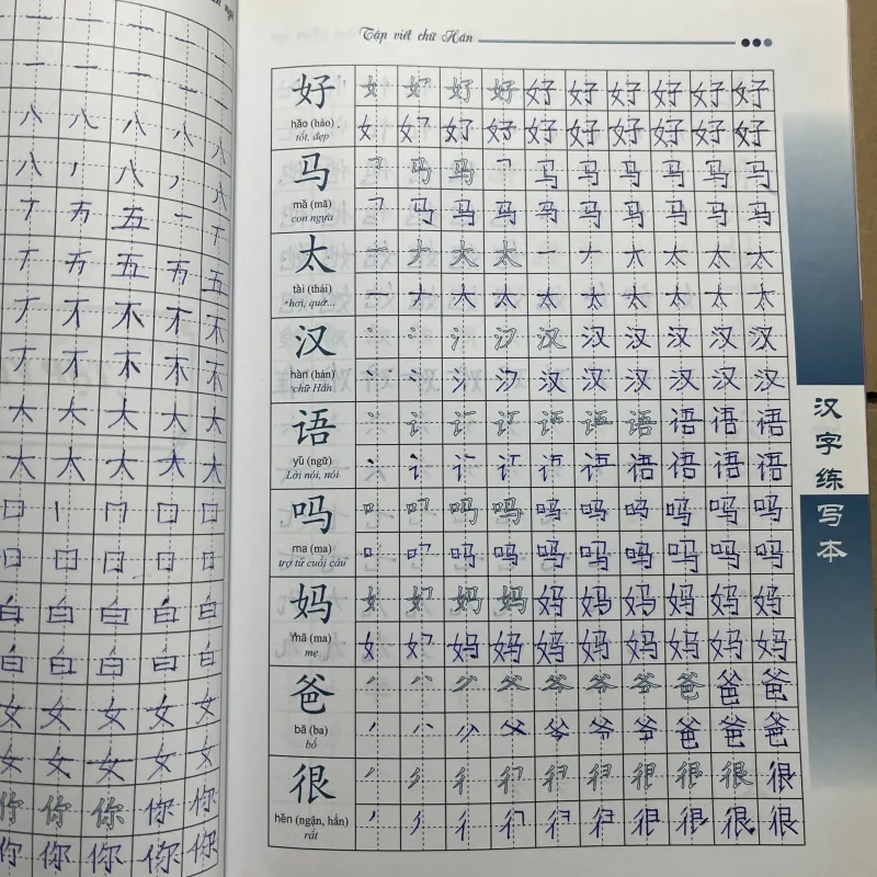 Tập viết chữ hán 976802