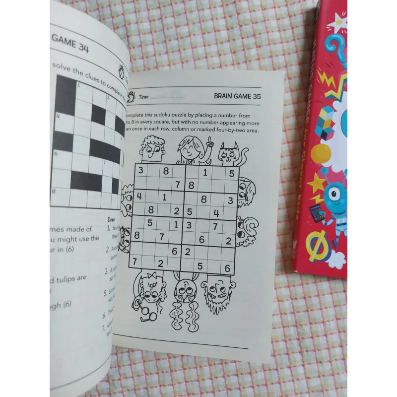 COMBO 2 CUỐN - BRAIN GAMES FOR CLEVER KIDS
& MATHS GAMES FOR CLEVER KIDS 974957