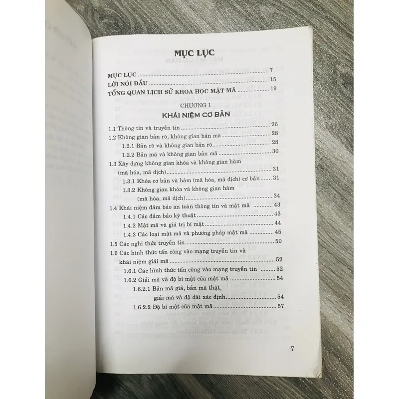 CƠ SỞ KHOA HỌC MẬT MÃ 718781