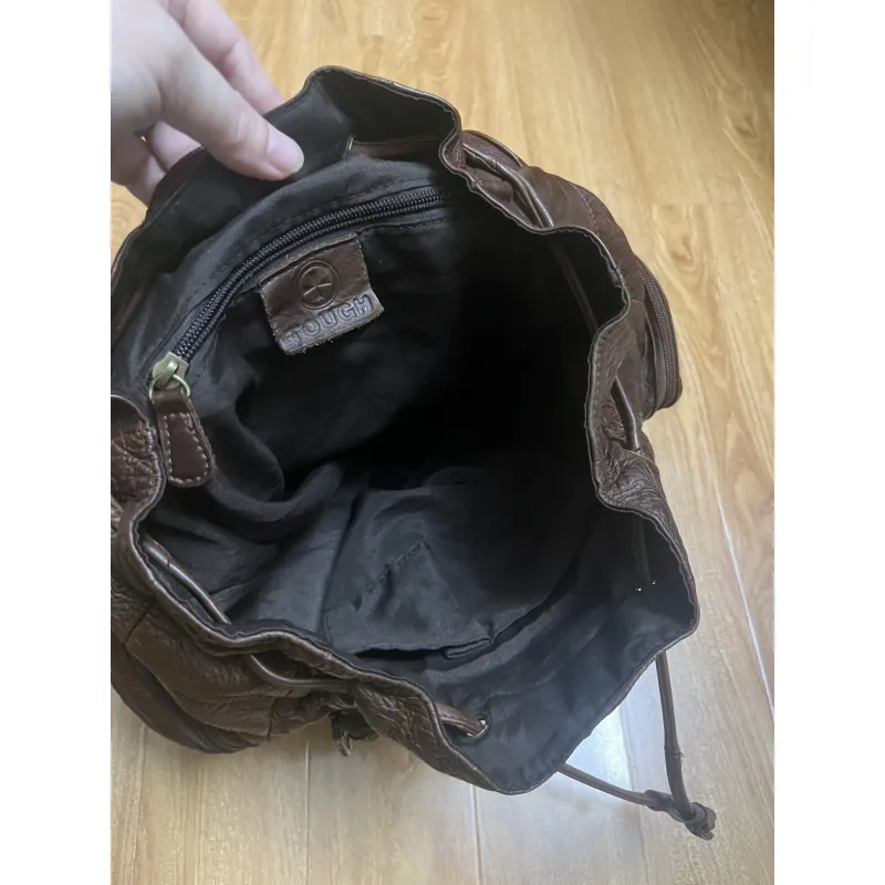 Balo nam 31x42x13 da thật 2hand 1013064