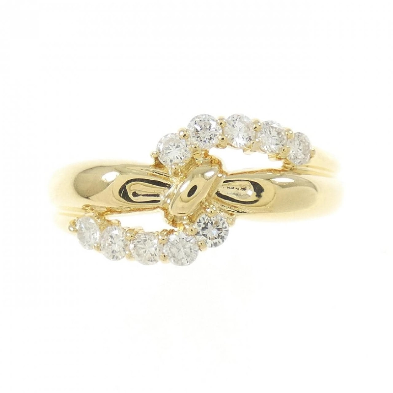 Nhẫn kim cương K18YG 0.30CT 673575