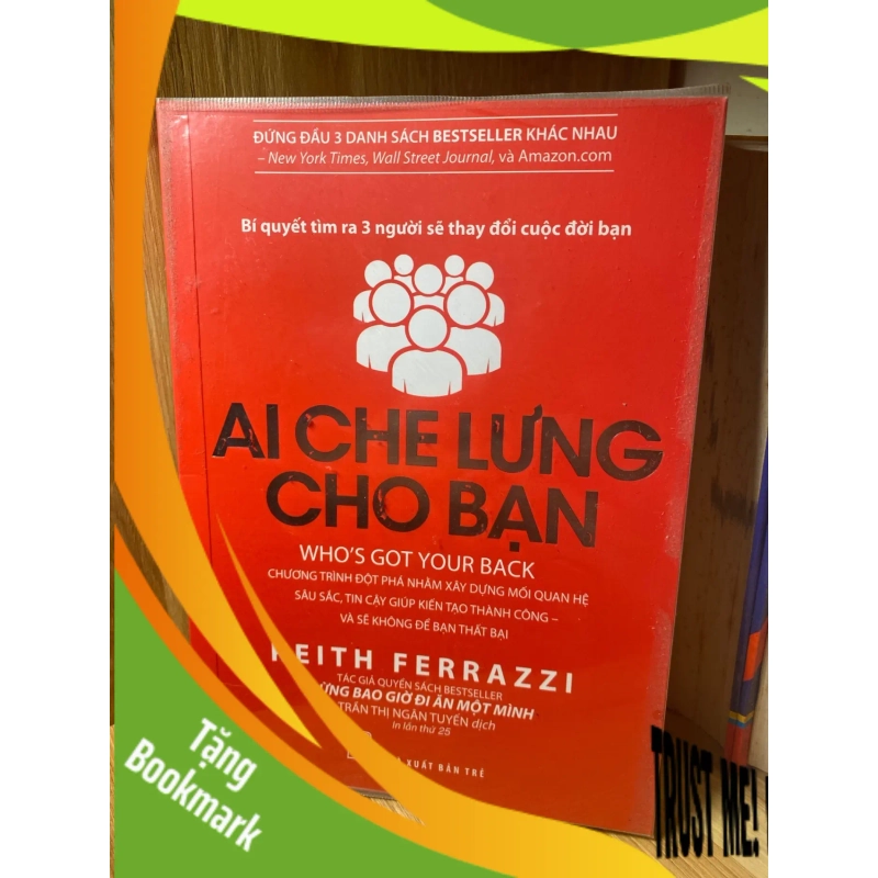 (TẶNG BOOKMARK) Ai Che Lưng Cho Bạn - Keith Ferrazzi Sách kỹ năng RBK0302 938628