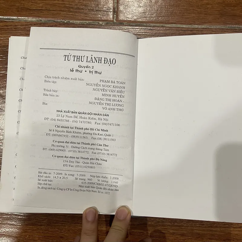 Tứ Thư Lãnh Đạo - Hoà Nhân 728254