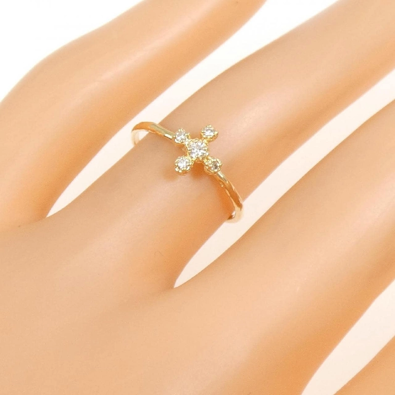 Nhẫn kim cương K18YG - Hàng hiệu Authentic 850643