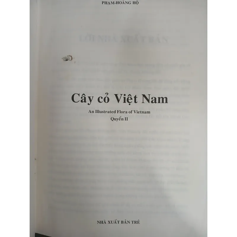 CÂY CỎ VIỆT NAM (QUYỂN I, II, III) - PHẠM HOÀNG HỘ 740112