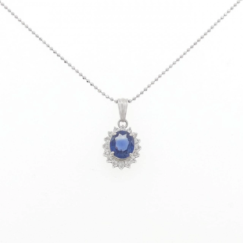 Dây chuyền Sapphire PT900/K18WG 1.02CT - Hàng hiệu Chính hãng 860909