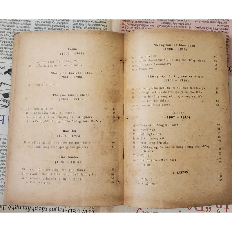 Thơ A. A. Blok và S. A. Yesenin (Nga) 727984