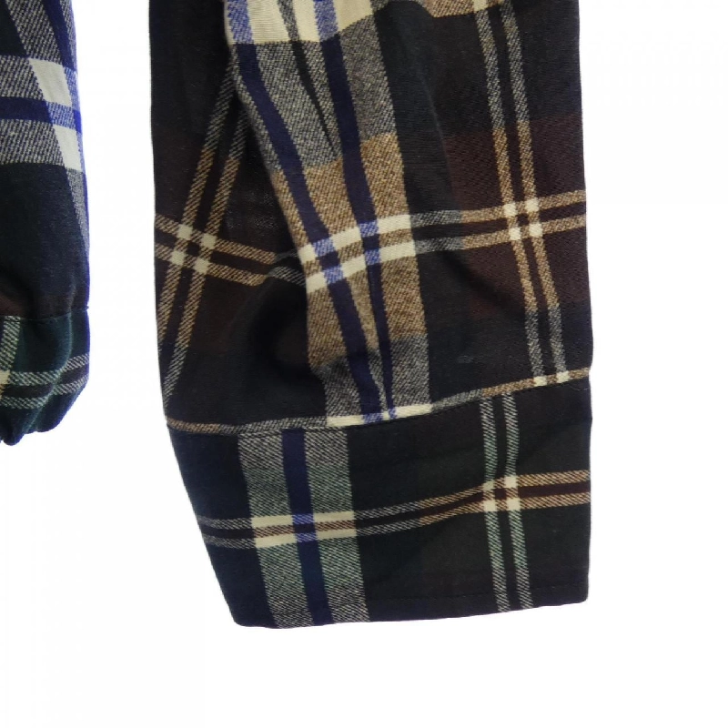 Áo sơ mi kẻ sọc SACAI PLAID PRINT SHIRT 25-03726M - Hàng hiệu Chính hãng 893731