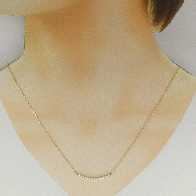 Dây chuyền kim cương K18YG 0.301CT - Hàng hiệu Chính hãng 859584