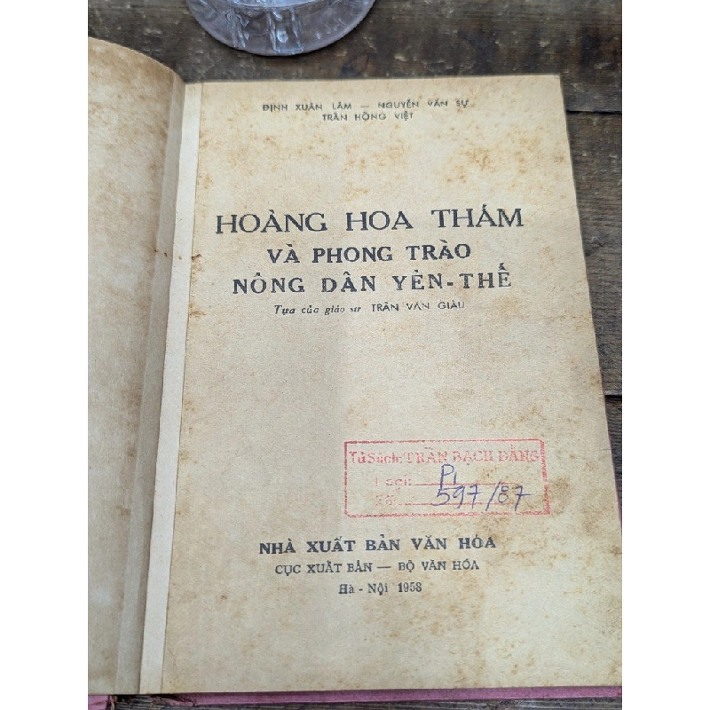 Hoàng Hoa Thám và phong trào nông dân yên thế - Đinh Xuân Lâm và cộng sự 551847