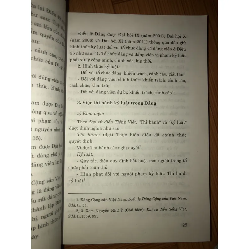Kỷ luật của Đảng và thi hành kỷ luật trong Đảng ở các Đảng bộ tỉnh khu vực BTB hiện nay  723059