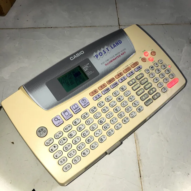 Máy đánh chữ điện tử ,máy in nhãn Casio Nhật 571562