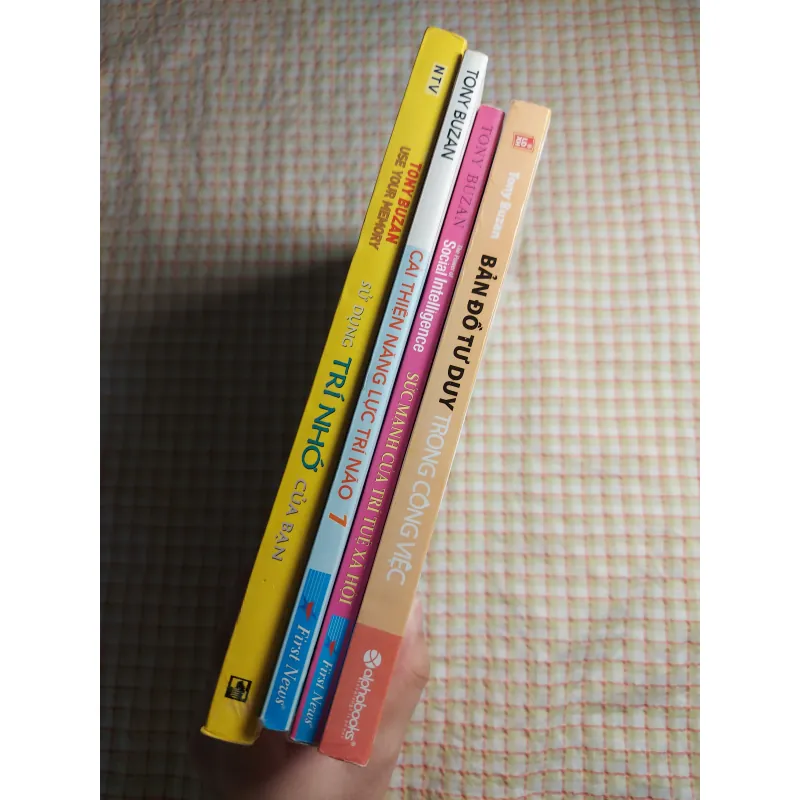 ✨ COMBO 4 SÁCH TONY BUZAN – KÍCH HOẠT NÃO BỘ, NÂNG TẦM TƯ DUY ✨ 713464