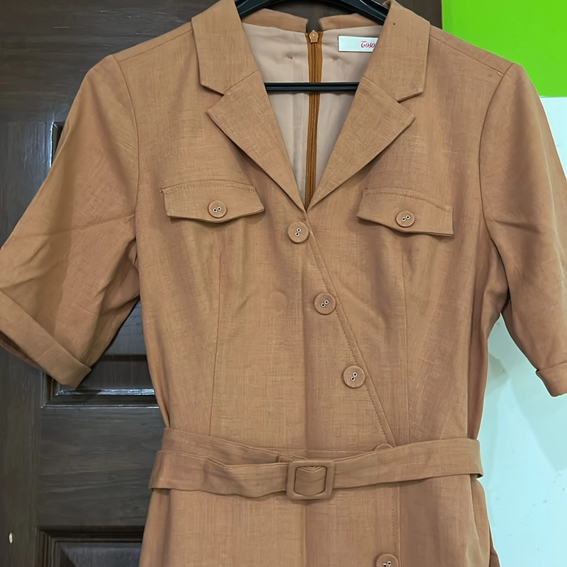 Đầm công sở kèm belt Toson fashion  508020