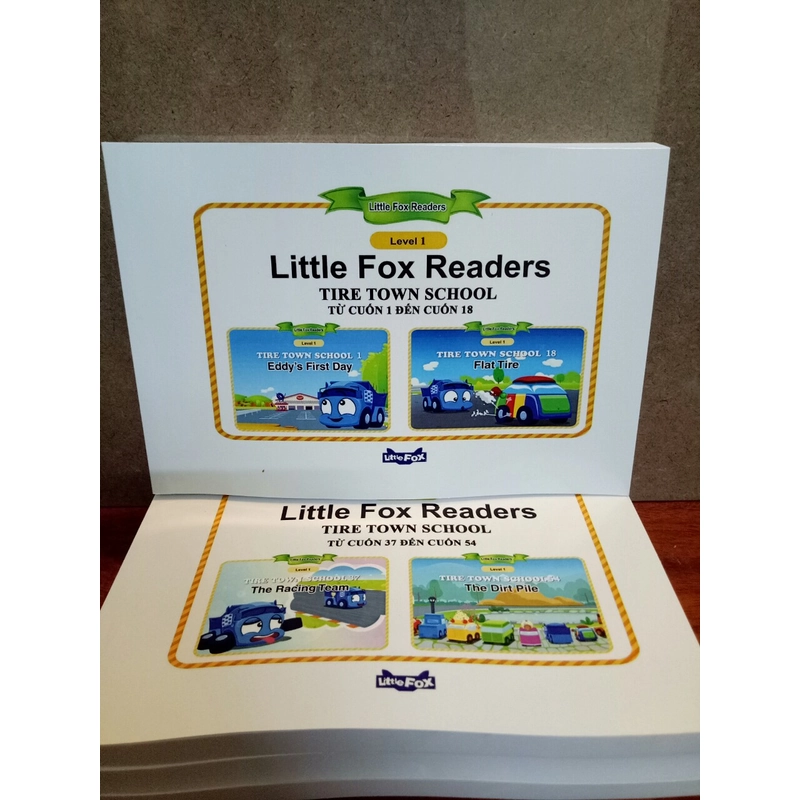 Bộ truyện Tire town school - Little fox level 1 (72 truyện kèm link audio) 391539