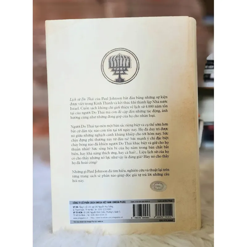 LỊCH SỬ DO THÁI (bìa cứng) - Paul Johnson 731382