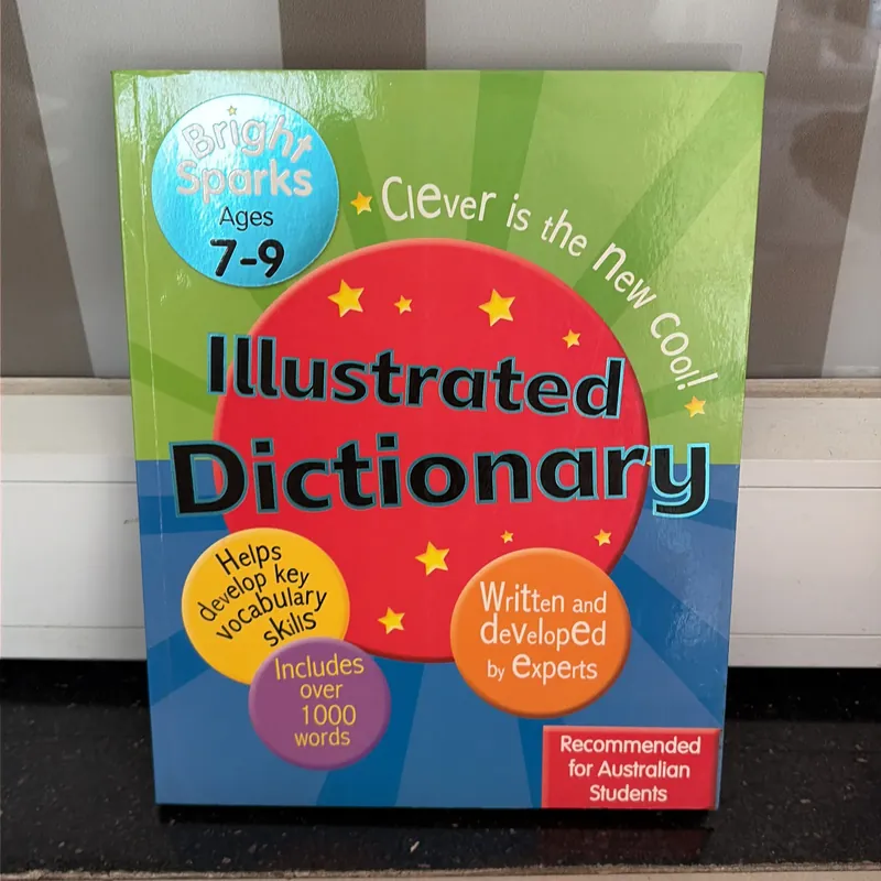 Học tiếng anh qua hình ảnh sách màu Illustrated Dictionary Bright Sparks 7-9 tuổi 688961