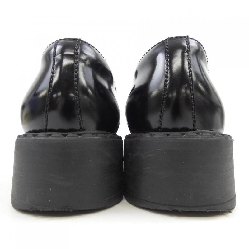 Giày lười Prada PRADA màu chocolate với logo hình tam giác 1D246M 656426