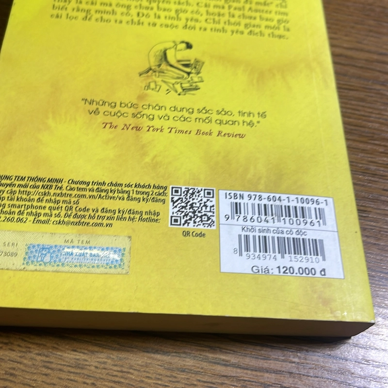 Khởi sinh của cô độc Paul Auster 508268