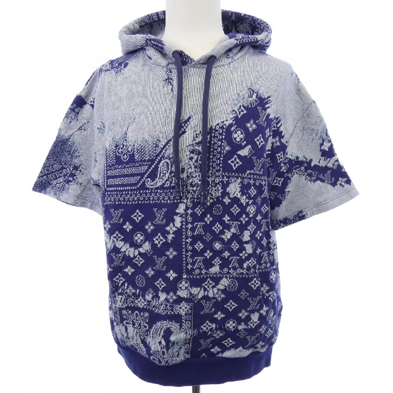 Áo hoodie ngắn tay họa tiết monogram Louis Vuitton HNY28WN31 - Hàng hiệu Authentic 890250