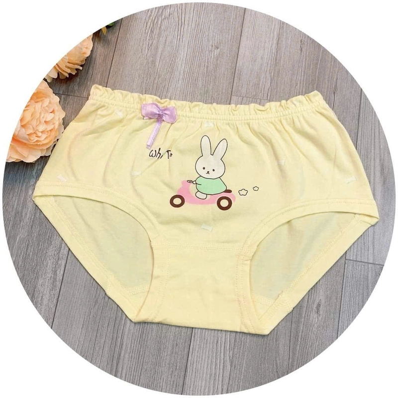 Quần chip bé gái vải cotton họa tiết thỏ dễ thương size 15 - 35kg 466370