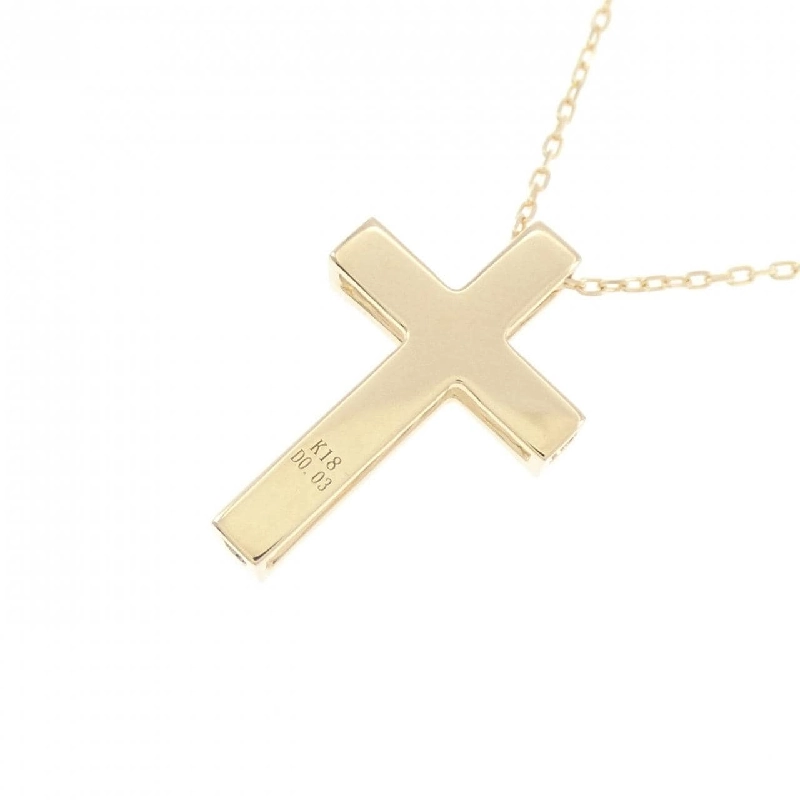 Dây chuyền kim cương K18YG/K18WG 0.03CT - Hàng hiệu Chính hãng 865798