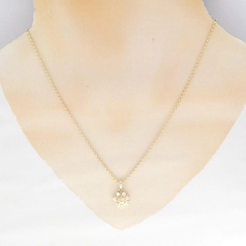 K18YG Dây chuyền kim cương 0.51CT - Hàng hiệu Chính hãng 857459