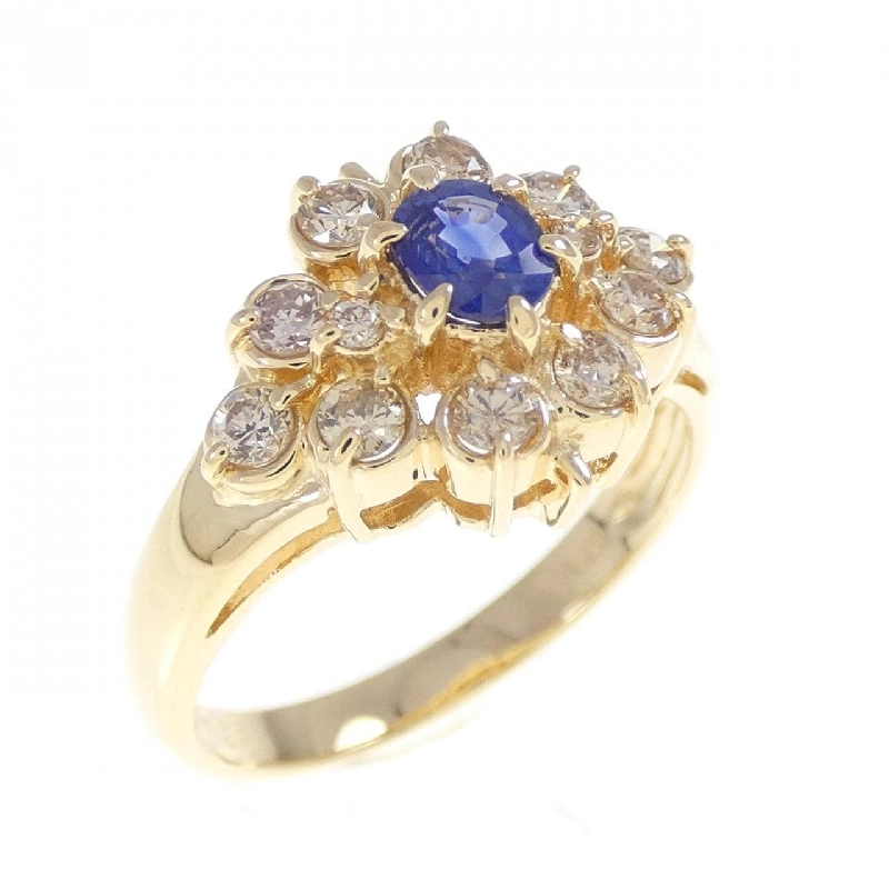 Nhẫn Sapphire K18YG 0.33CT 667056