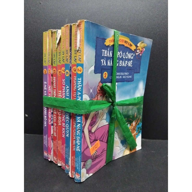 Bộ 8 cuốn (2,5,6,7,10,15,17,20) Thần thoại Hy Lạp mới 70% ố vàng rách gáy bẩn HCM1008 TRUYỆN TRANH 916382