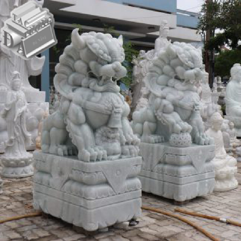 Tượng Đá Kì Lân Cao 1m2 - Điêu Khắc Từ Đá Tự Nhiên Nguyên Khối 3525