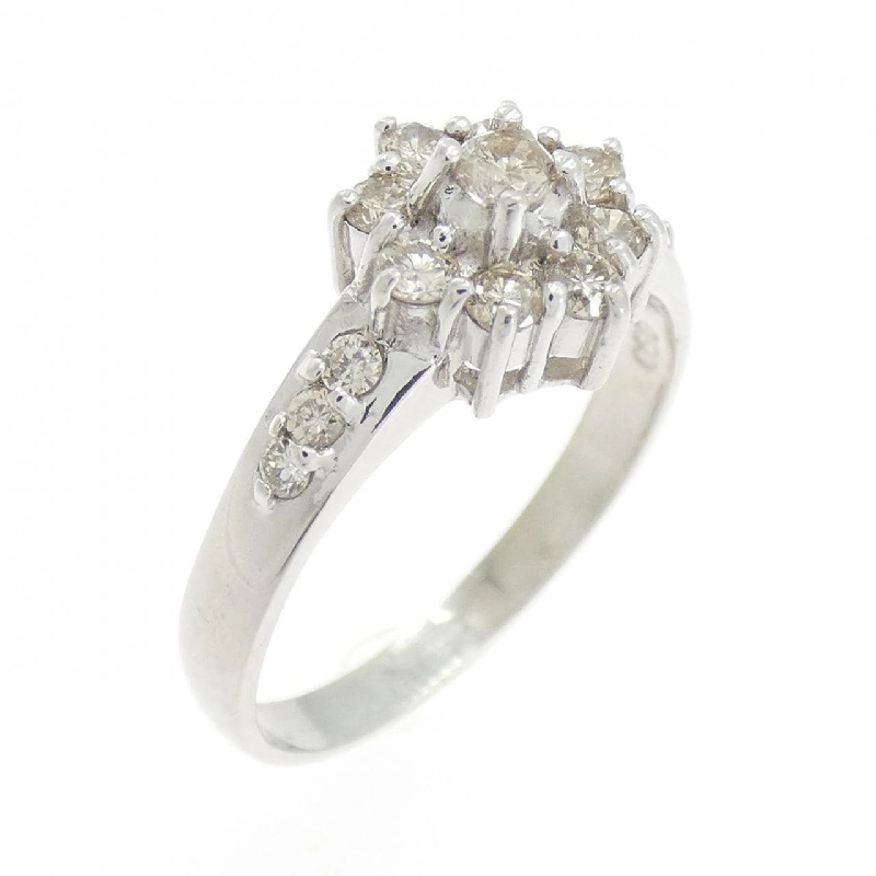 Nhẫn kim cương hoa PT900 0.50CT - Hàng hiệu Authentic 850910