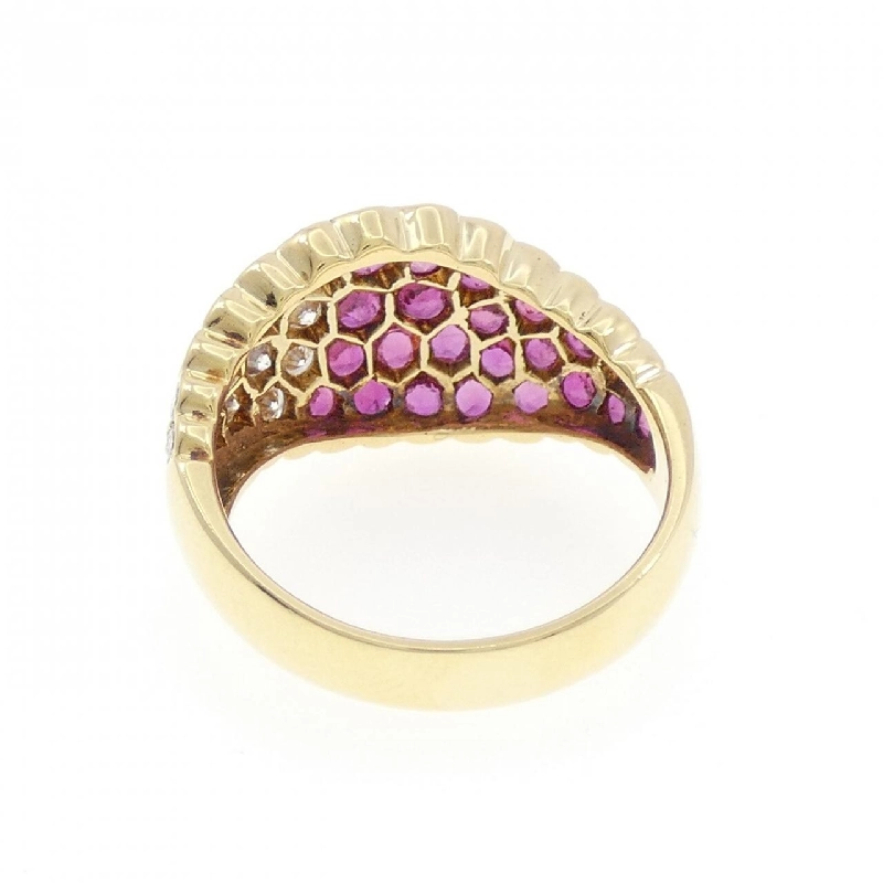 Nhẫn Ruby K18YG 1.59CT - Hàng hiệu Chính hãng 850407