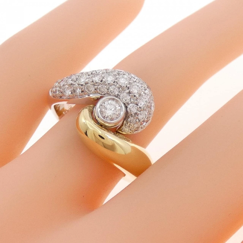 Nhẫn kim cương Pavé 750YG/750WG 0.92CT - Hàng hiệu Authentic 848883