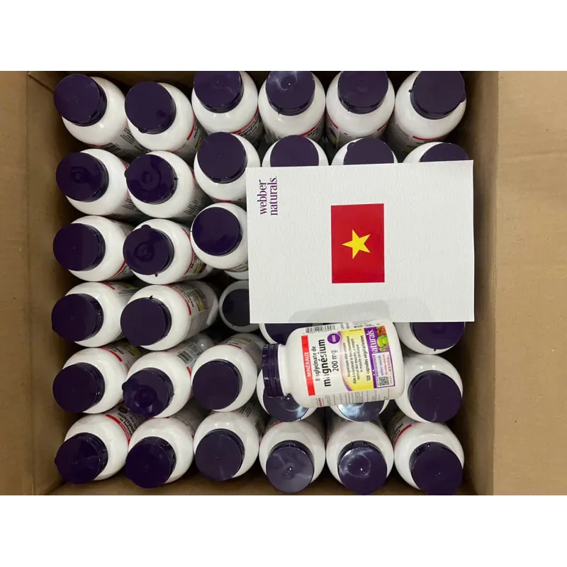 (Hàng CTY mới) Magie Webber Naturals Bisglycinate 200mg Hộp 120 Viên Magnesium 735886