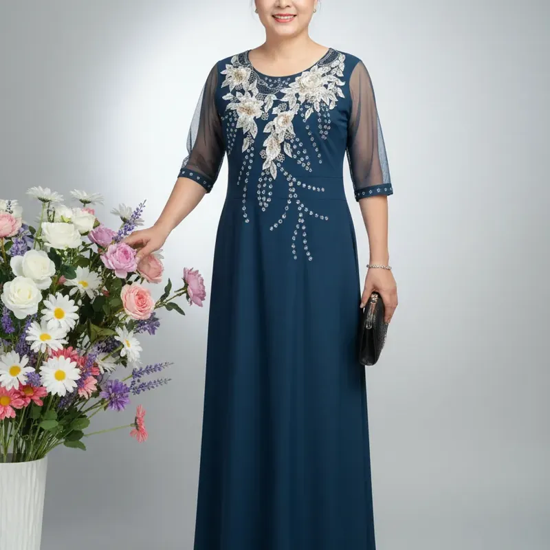 Đầm tiệc trung niên  711713