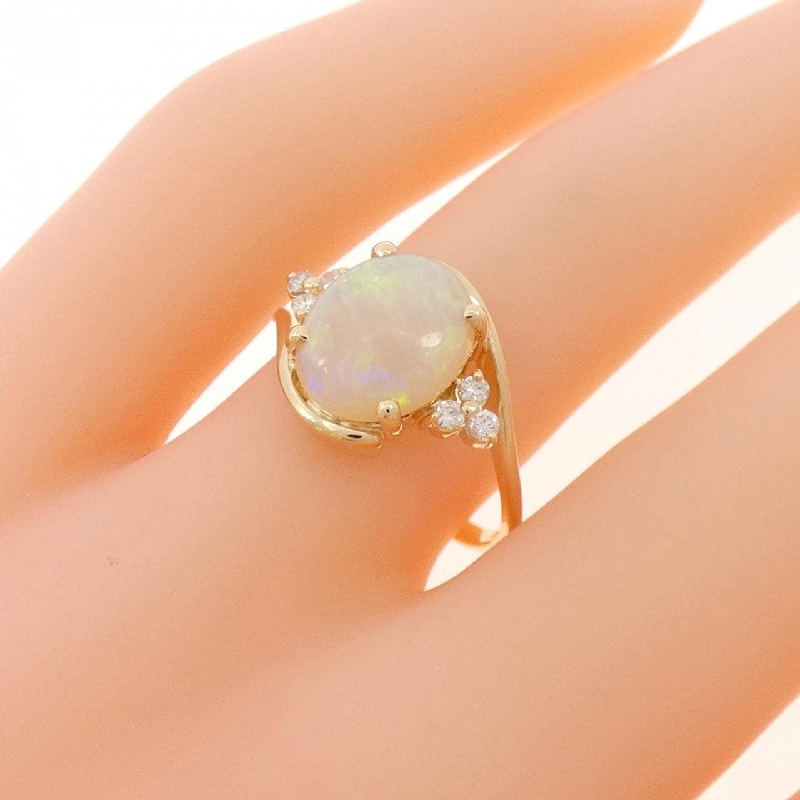 Nhẫn Opal 750YG 668694