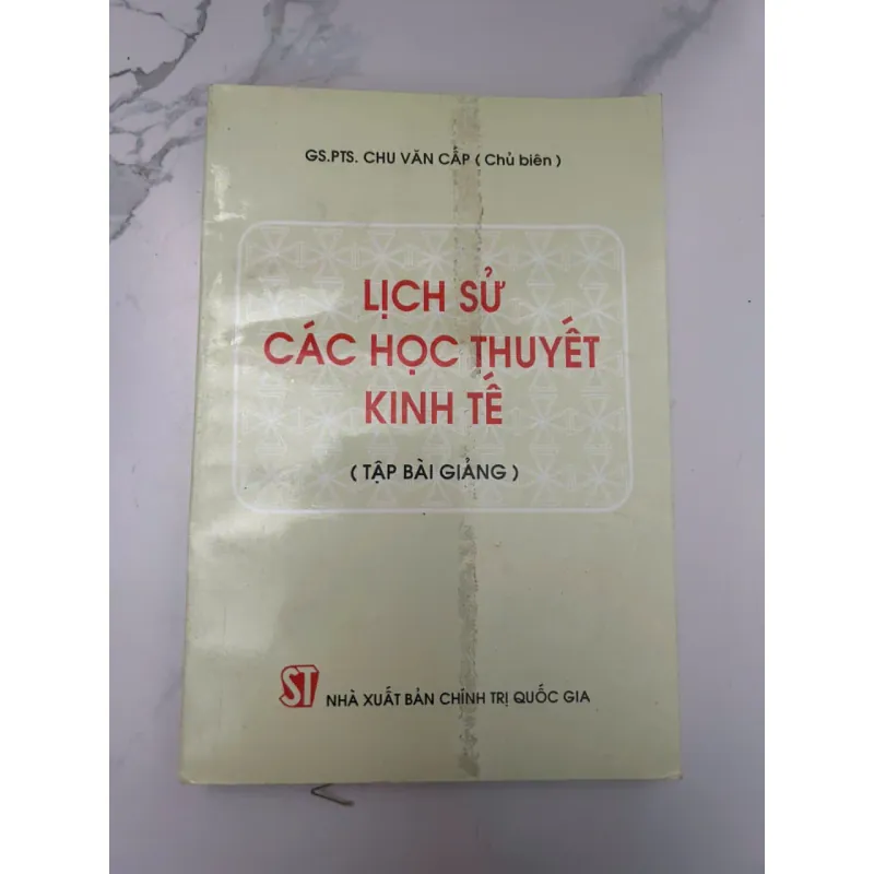 LỊCH SỬ CÁC HỌC THUYẾT KINH TẾ (Tập bài giảng) - GS.PTS. Chu Văn Cấp (Chủ biên) 654450