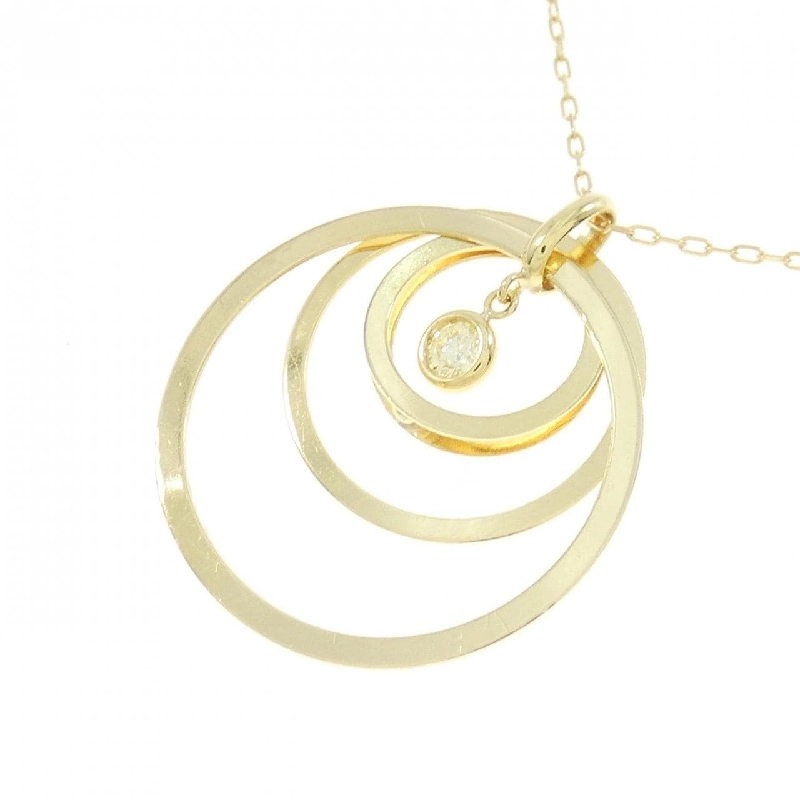 Dây chuyền kim cương K18YG 0.06CT - Hàng hiệu Chính hãng 861771