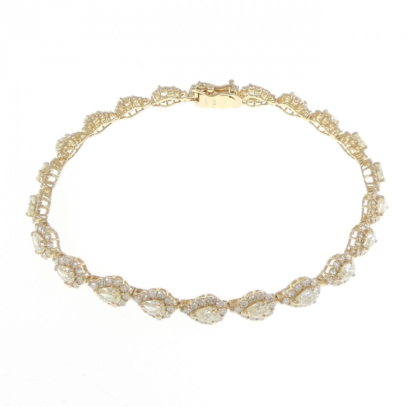 K18YG Vòng tay kim cương 5.10CT - Hàng hiệu Chính hãng 874741