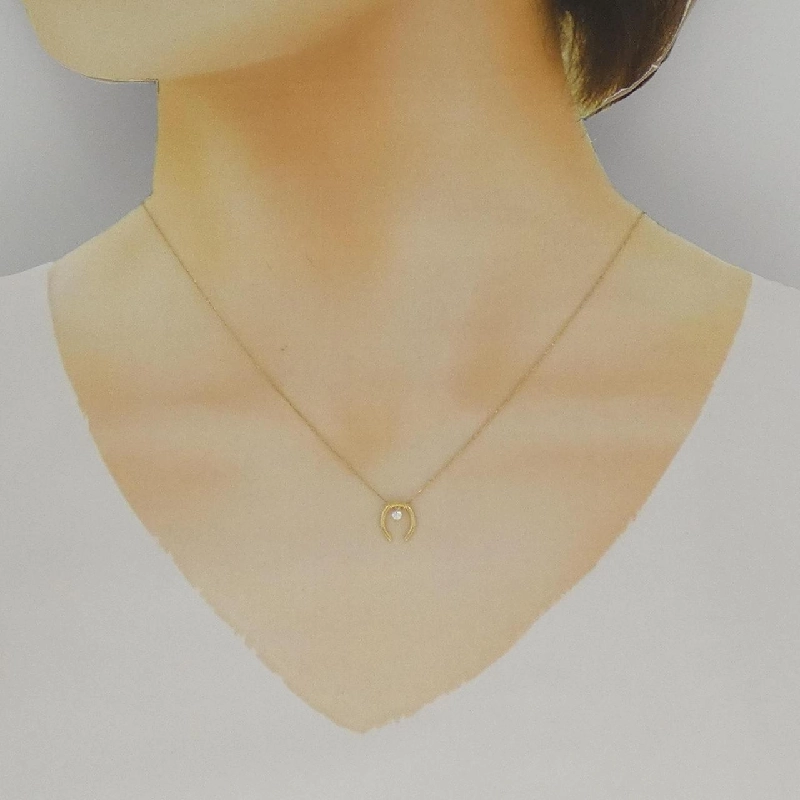 K18YG Dây chuyền kim cương - Hàng hiệu Authentic 858663